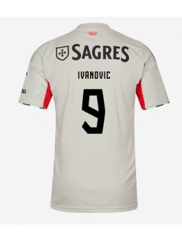 Benfica Franjo Ivanovic #9 Replika Borta Kläder 2025-26 Kortärmad